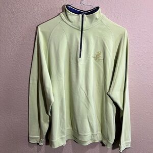 Bobby Jones Pale Green Zip-Up Sweater